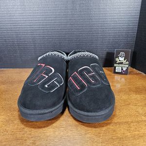UGG Mens Tasman Graphic Shadow Logo Slippers - Black - Size 11 - 1129140
